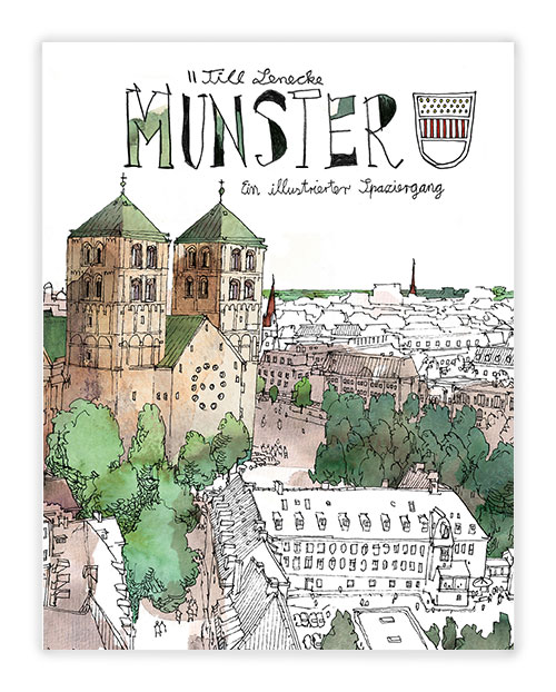 Cover Münster ein illustrieter Spaziergang Edition 1:1000
