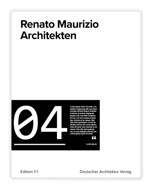 Cover Renanto Maurizio Architekten Edition 1:1